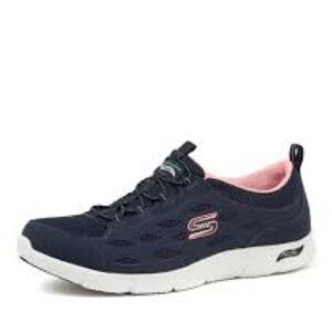 Skechers Powerstep ProTech Arch Fit Navy and Pink Sneakers Size 10